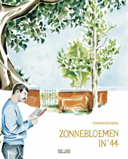 Zonnebloemen in '44, stripwinkel blunder